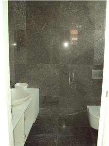 Creta Grey Marble Bathroom Wall Application Slabs & Tiles, Greece Grey Marble