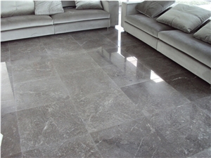 Creta Grey Marble Flooring Project
