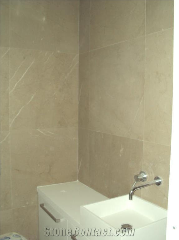 Ligourio Dark Beige Marble Bathroom Wall Tiles
