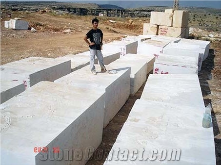 Diyarbakir Sahara Beige Marble Blocks, Turkey Beige Marble