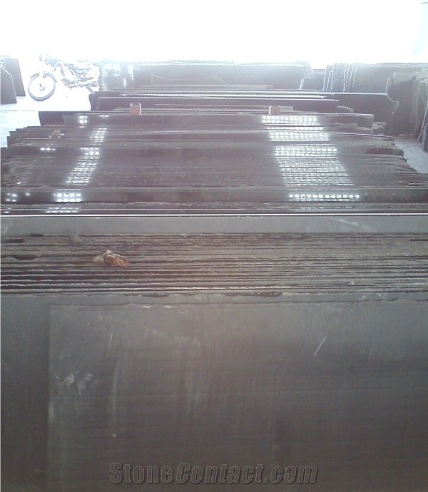 Black Granite Slabs and Tiles Of 18mm Thick,3cm Thick