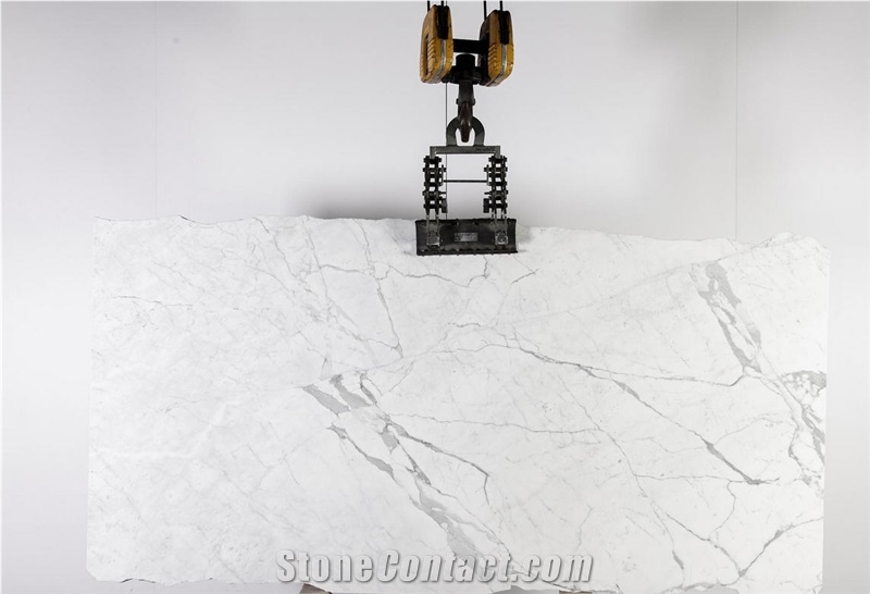 Bianco Carrara Statuario Marble Polished 2cm Slabs