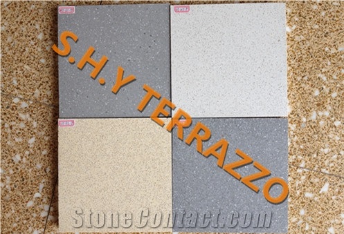 Small Stone Aggregates Terrazzo Tiles