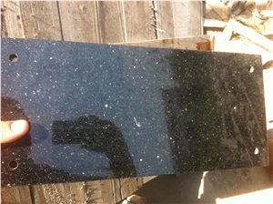 Black Galaxy Black Granite Polish Bathroom Countertop Top