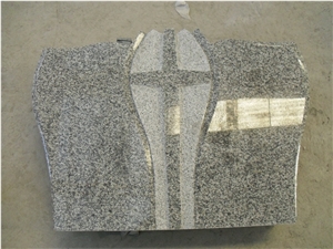 G623 Grey Granite Polished Tombstone