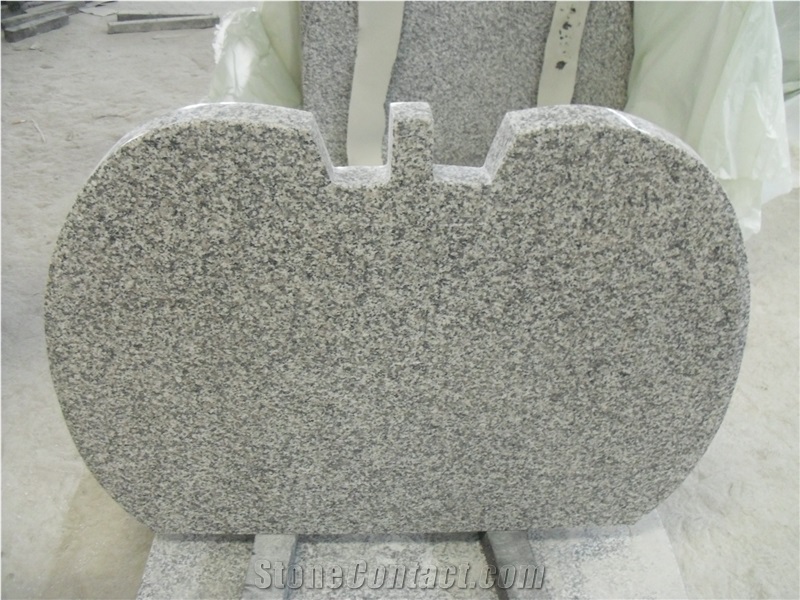 G623 Grey Granite Polished Tombstone