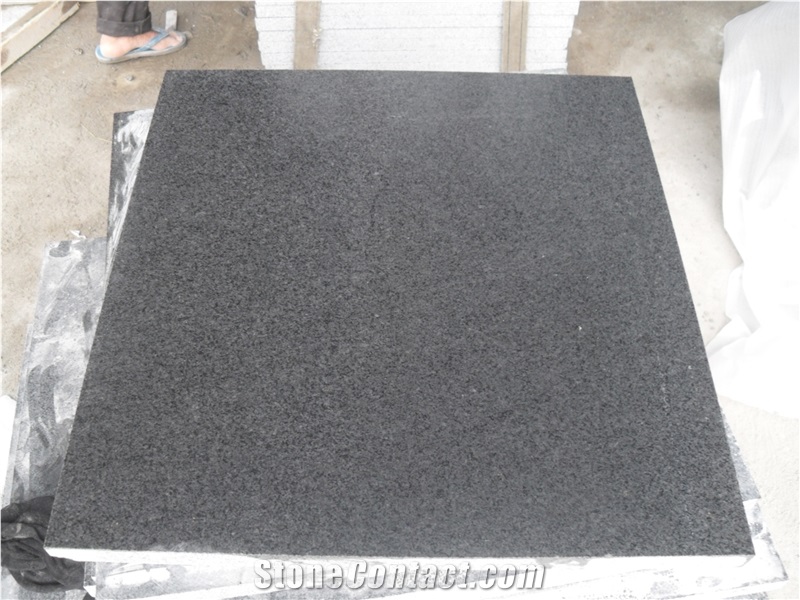 G654 Dark Grey Polished Granite Tiles