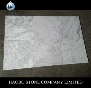 Bianco Cararra White Marble Tile