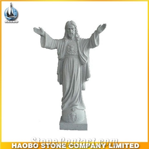 White Mable Famous Jesus Sculpture