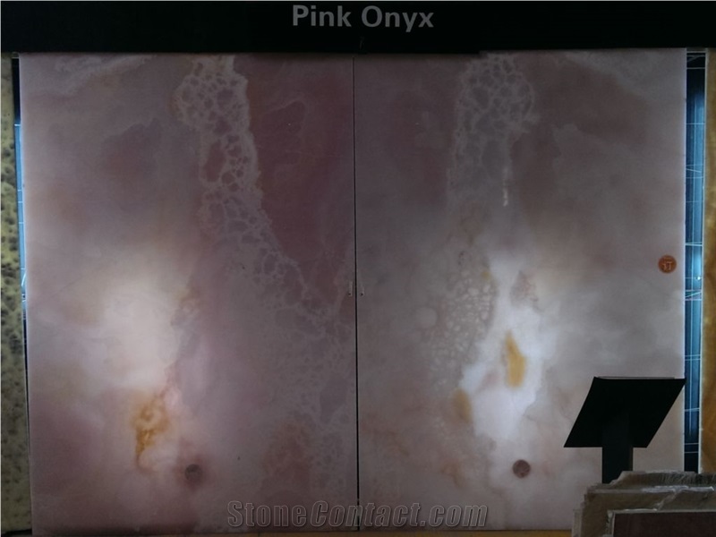 China Pink Onyx Slabs & Tiles
