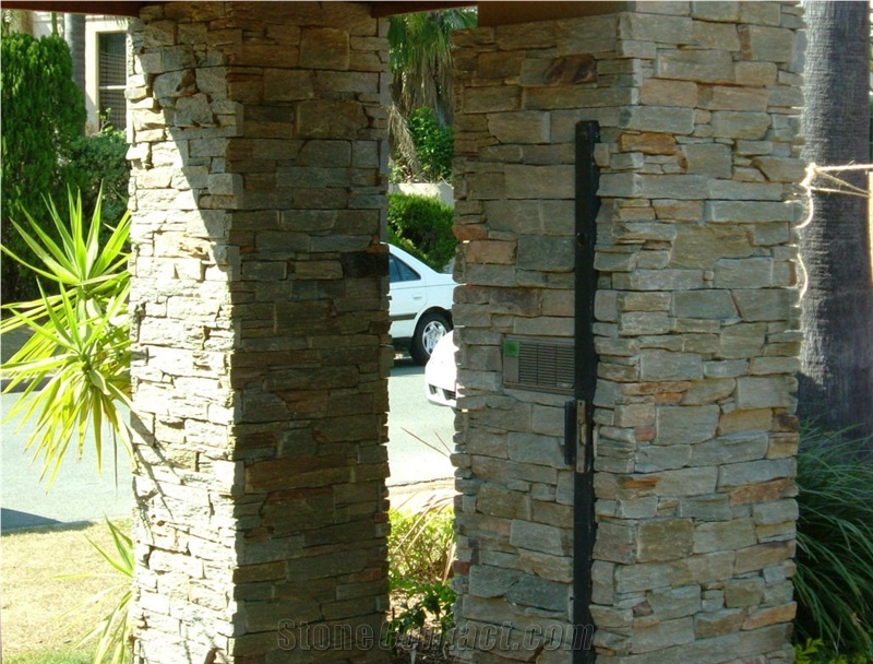 Kakadu Green Limestone Natural Feature Stone Panels & Loose Ledgestone