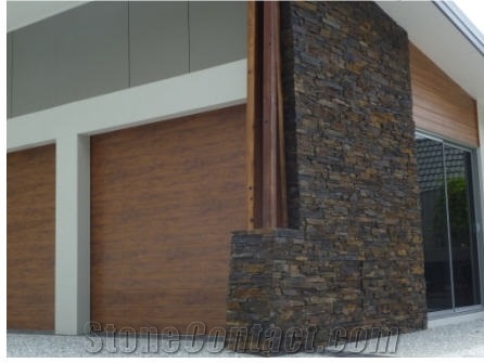 Mudgee Brown Slate Slim Natural Feature Stone Panels & Loose Ledgestone