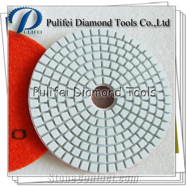 Diamond Resin Flexible Polishing Pad Dry or Wet Polishing for Stone