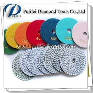 Diamond Resin Flexible Polishing Pad Dry or Wet Polishing for Stone