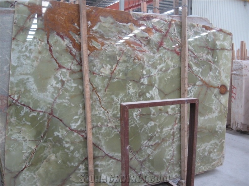Natural Stone Marble Tiles Green Onyx, China Green Onyx