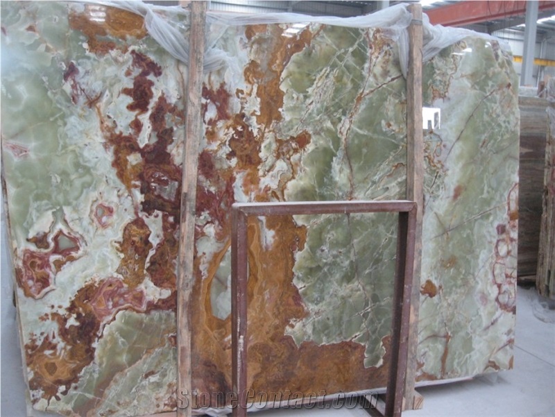 Natural Stone Marble Tiles Green Onyx, China Green Onyx