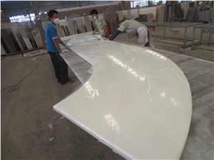 Stonevic Quartz 008 White Quartzite Tabletops,Reception