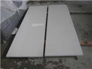 Super White Quartz Worktop, Desk Tops, Kitchen Island Countertops
