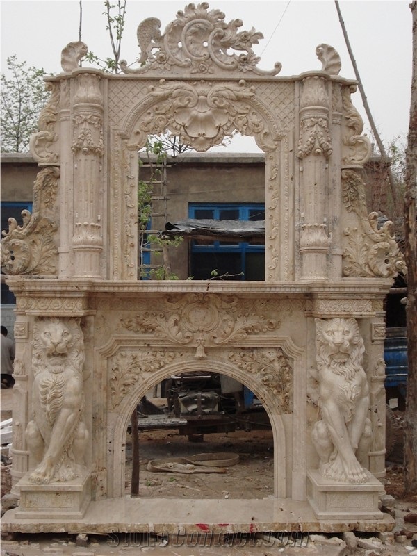Large Fireplace Mantel Carved Frieplace Set Fireplace Surround