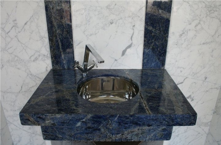 Sodalite Blue Granite Bath Tops
