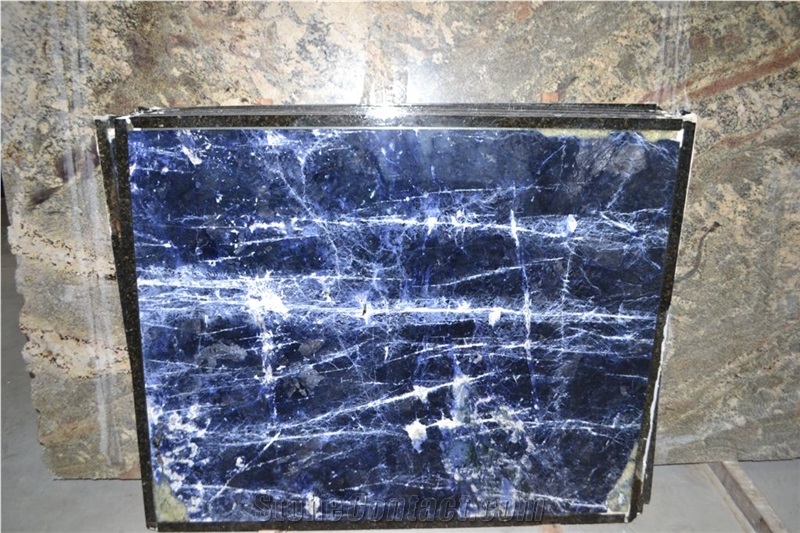 Sodalite Blue Granite Slabs & Tiles, Blue Polished Granite Floor Tiles, Wall Tiles