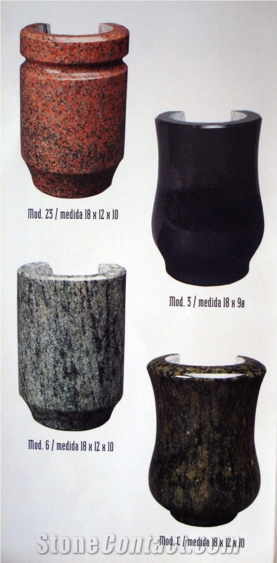 Bucaros&Jardineras Vases, Vases Granite