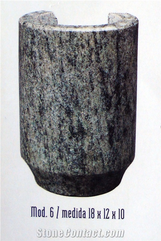 Bucaros Red Granite Urn, Vase
