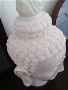 Buddy Head,White Onyx Religious Sculptures