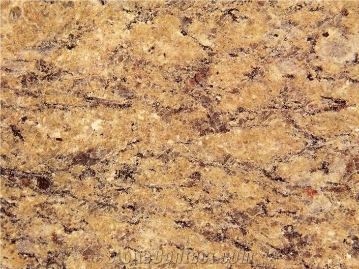 Golden Hemp Stone Slabs & Tiles, China Yellow Granite
