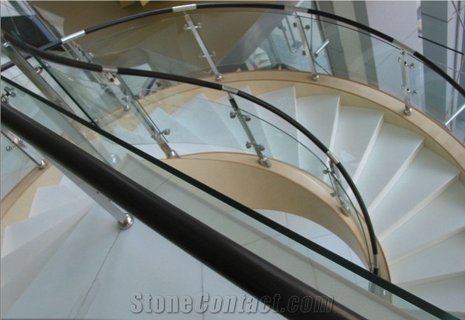 Crystallized Glass Stone Stairs,Artificial Stone Stairs