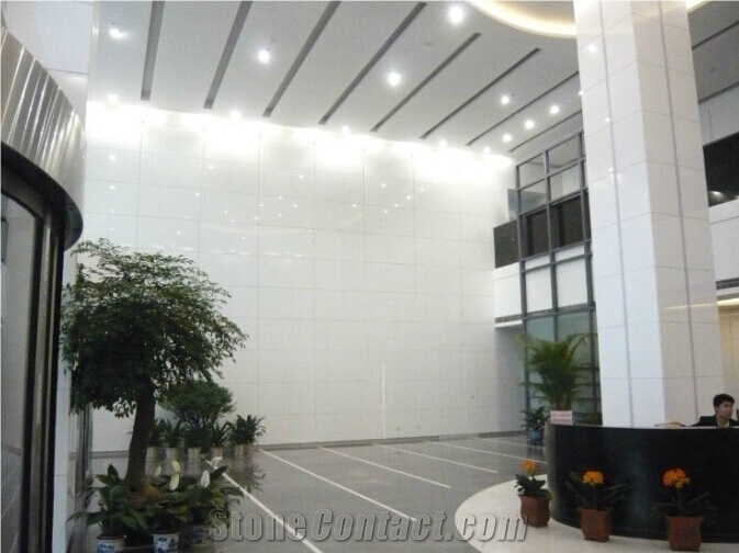 Wall Cladding and Floor Of Crystallized Glass Stone