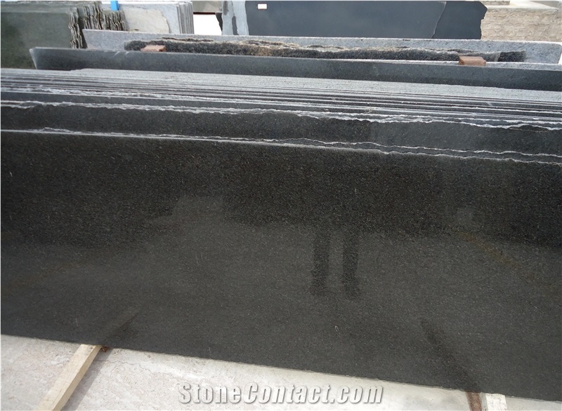 Black Pearl Granite Slabs & Tiles, India Black Granite