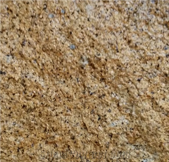 Granite Block, Golden Leaf Granite, Yellow Gold Granite