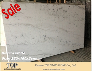 Cheap Bianco White Marble Floor Slabs & Tiles, Bianco Venato White Marble Slabs & Tiles