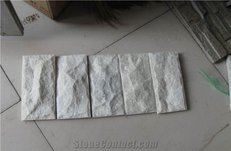 China White Quartzite Ledgestone, Veneer Stone