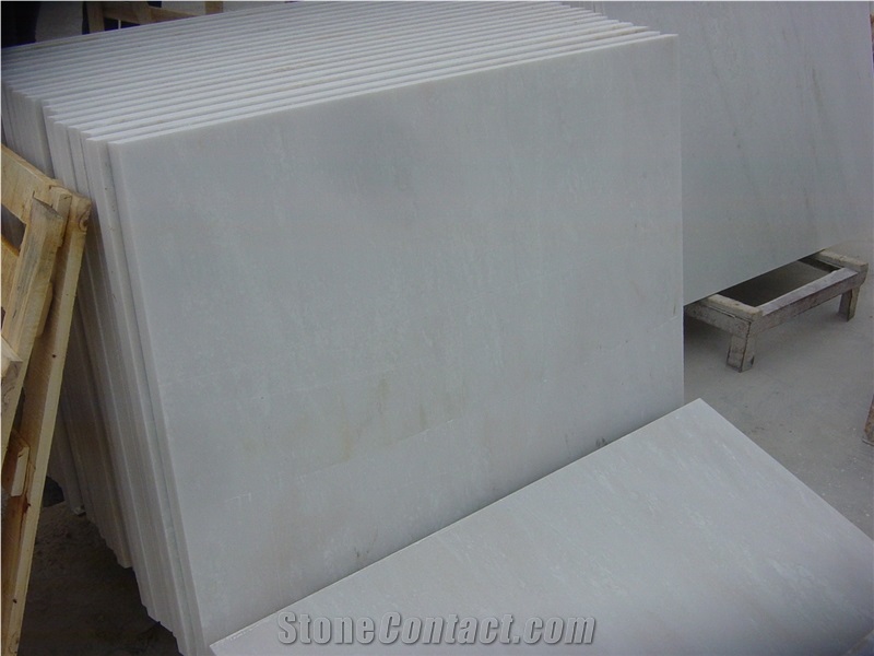 Pure White Marble Slabs & Tiles, China White Marble