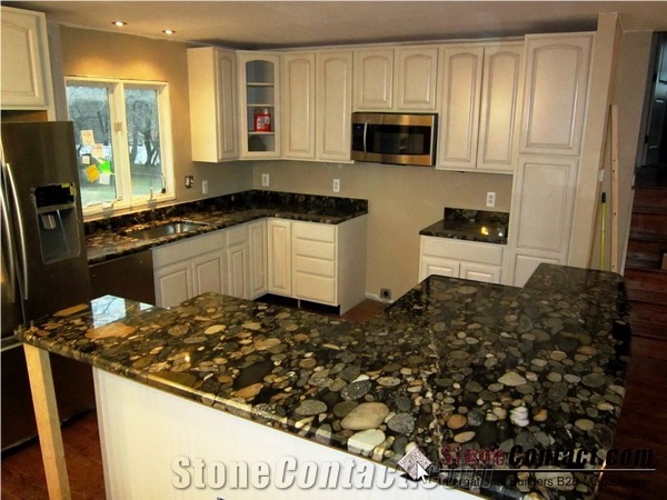 Black Marinace Granite Kitchen Countertops,Bar Top