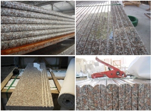 G664 Luoyuan Red Granite Steps,Stairs Polished