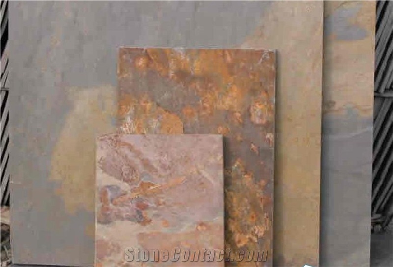 Rusty Slate Tile, China Yellow Slate