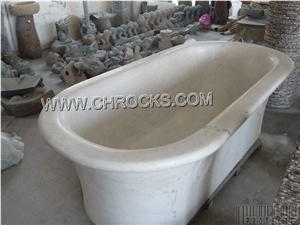 Guangxi White Marble Bathtub,White Marble Bathtub