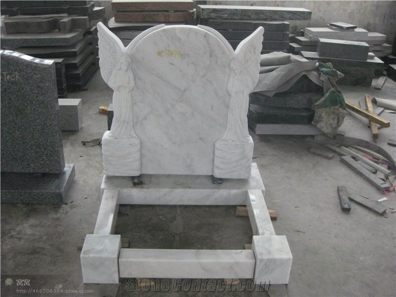 Marble White Granite Monument & Tombstone