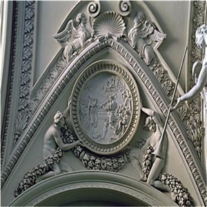European Style Wallest Relief, White Granite Reliefs