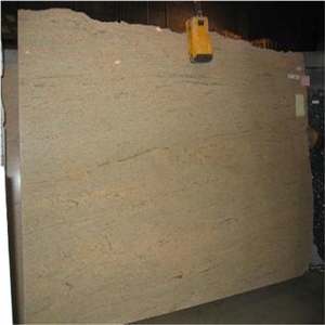 Ivory Raw Silk Granite Slabs, India Beige Granite