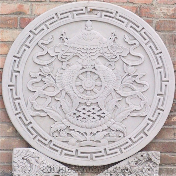 Stone Relief Carving from Professional Factory, White Granite Relief Carving