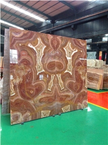 Red Multicolor,Turkish Red Onyx Slabs, Tiles