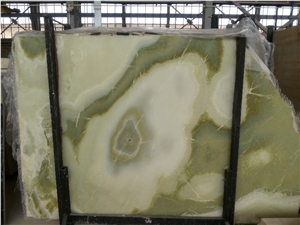 Jade Green Onyx Slabs & Tiles, Green Polished Onyx Floor Tiles, Wall Tiles