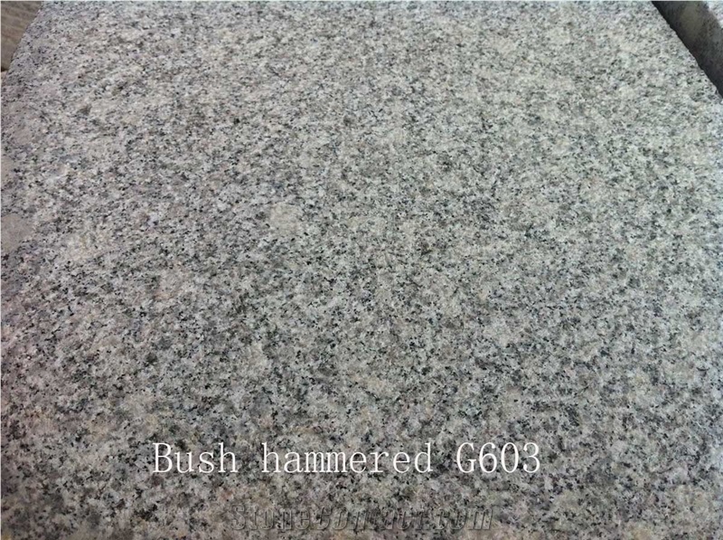 G603 Bush Hammered Tile, G603 Granite Slabs & Tiles
