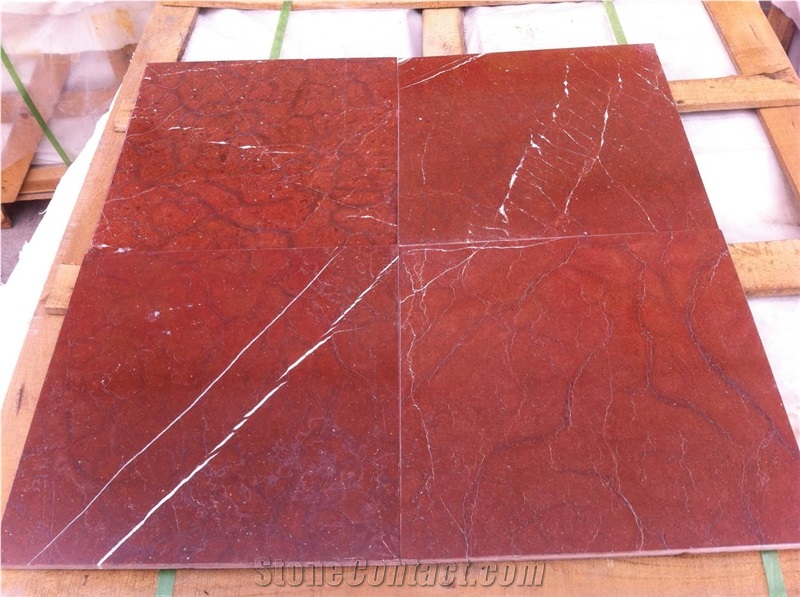 Red Alicante Marble Tile & Slab, China Red Marble