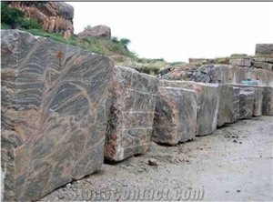Columbo Juparana Granite Blocks, Beige Granite Blocks