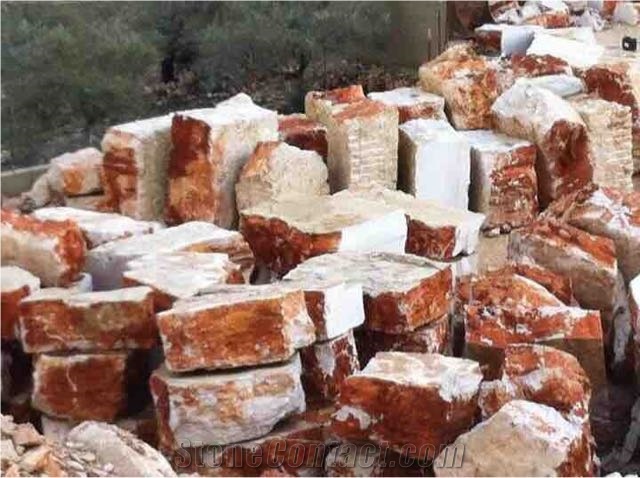 White Limestone Palestine Blocks